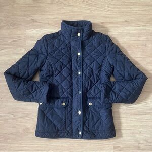 J.crew Factory Navy Quilted Jacket